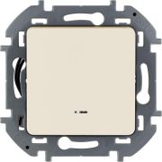 Выключатель 1-кл. Inspiria 10А IP20 250В 10AX с подсветкой/индикацией механизм сл. кость IEK 673611