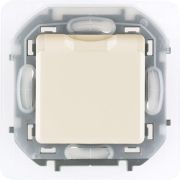 Розетка 1-м СП Inspiria 16А IP44 250В 2P+E защ. шторки с крышкой немецк. стандарт механизм сл. кость IEK 673741